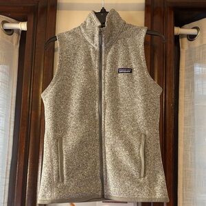 Patagonia Heather Gray Fleece Vest